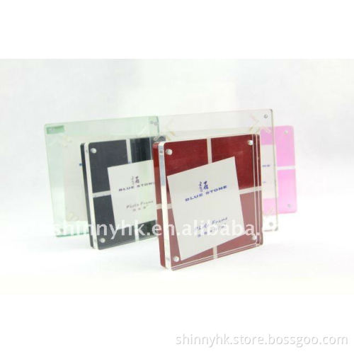 nice design acrylic glass photo frame SI-20110602